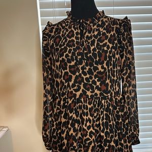 JCrew Cheetah Dress